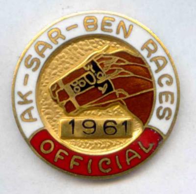 1961 Racing Official Pin Image