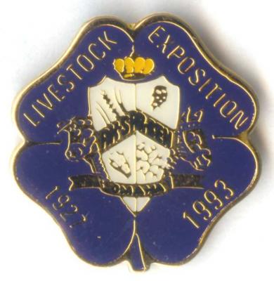 1993 Livestock Show Official Pin Image